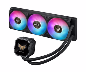 ASUS TUF Gaming LC III 360 ARGB LCD procesora visintegrētais šķidruma dzesētājs 12 cm melns 1 gab.