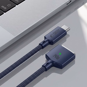 Tech-Protect MMC01 Ultraboost USB-C / USB-C MagSafe 3 140W 200cm kabelis MacBook - tumši zils