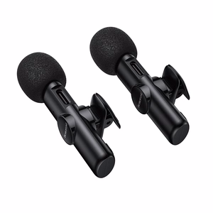 Borofone Lavalier bezvadu mikrofons BFK16A Winner Lightning melns - 2 gab.