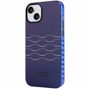 Audi IML MagSafe viedtālruņa apvalks iPhone 15 Plus / 14 Plus - zils