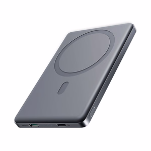 Portatīvais lādētājs Joyroom JR-PBM08 5000mAh 20W īpaši plāns ar indukcijas uzlādi - pelēka