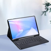 DUX DUCIS planšetdatora apvalks TK salokāms ar bezvadu tastatūru SAMSUNG Tab S10 FE Plus - melns