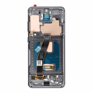 LCD ekrāns SAMSUNG S20 4G pelēks SOFT OLED ar rāmi