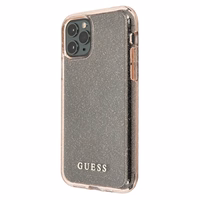 Guess GUHCN58PCGLPI iPhone 11 Pro rozā kietais apvalks Glitter