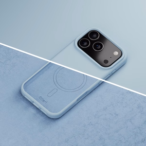 Etteri Силиконовый Mag Чехол для iPhone 17 Pro Max светло-синий