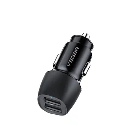 VEGER automobiļa lādētājs 2 x USB A 3,4A 17W CC316-2A melns