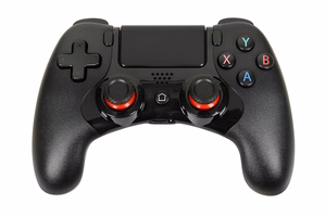 iBox IGP4 spēļu kontrolieris melns Bluetooth Gamepad analogais / digitālais Android, PC, PlayStation 4, iOS