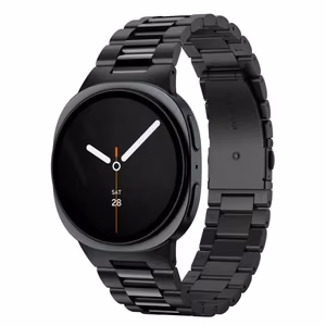 Spigen Modern Fit Band 316L aproce modelim Samsung Galaxy Watch 40/44/46 mm – melna
