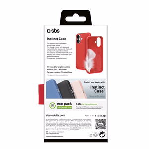 SBS Instinct iPhone 16 maciņš - sarkans