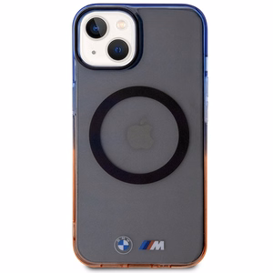Apvalks BMW BMHMP14SHTGE iPhone 14 6.1" pelēks/pelēks cietais apvalks Gradients Buferis MagSafe