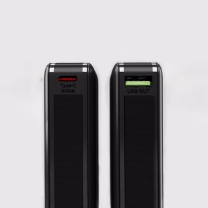 Внешний аккумулятор SBS 20000mAh 65W PD AFC USB-C USB-A для ноутбука, планшета, смартфона - чёрный