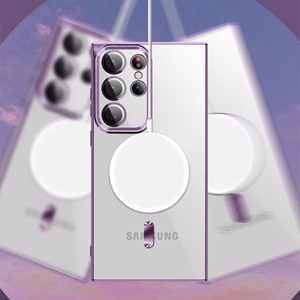 Wozinsky elektroapzeltīts MagSafe viedtālruņa apvalks Samsung Galaxy S24 FE - zelta