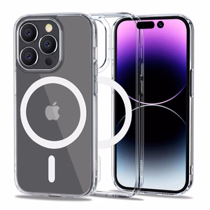 Tech-Protect FlexAir Hybrid Magnētiskais viedtālruņa apvalks iPhone 14 Pro - caurspīdīgs