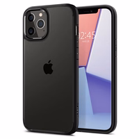 Spigen Ultra Hybrid apvalks viedtālrunim iPhone 12 / 12 Pro - Matēts melns