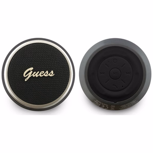 Guess 5 W Script Metal Logo Bluetooth skaļrunis, melns