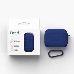 Etteri silikona maciņš AirPods Pro 3 tumši zils