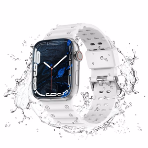 Siksniņa Triple Protection Apple Watch 38 / 40 / 41 mm aproce – balta