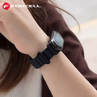 FORCELL F-DESIGN FX8 siksniņa XIAOMI Mi Band 8 melna