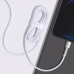 USB-C kabelis Lightning ierīcēm Baseus Cafule, PD, 20W, 2m (balts)