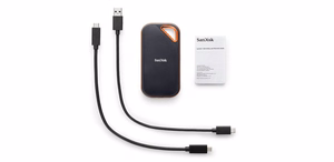SanDisk Extreme PRO Portable 1 TB USB Type-C 3.2 Gen 2 melns portatīvais SSD