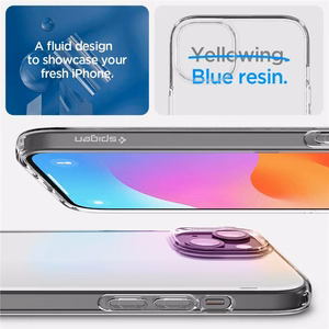 Spigen Crystal Flex viedtālruņa apvalks iPhone 15 Plus - caurspīdīgs