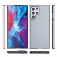 Īpaši caurspīdīgs gēla apvalks 0,5mm Samsung Galaxy S22 Ultra caurspīdīgs