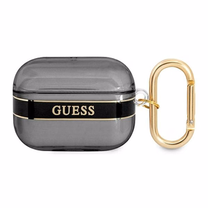 Guess GUAPHHTSK чехол для AirPods Pro чёрный/чёрный Strap Collection