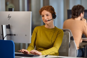 HP Poly Mission 415 USB vadu austiņas ar mikrofonu