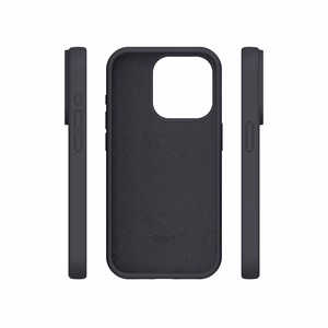 Silikona apvalks Etteri - iPhone 15 6,1" melns