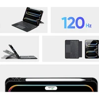 DUX DUCIS planšetdatora apvalks DK salokāms ar bezvadu tastatūru skirtas iPad Pro 11 (2024) - melns (m)
