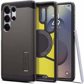 Spigen Tough Armor MagSafe Viedtālruņa apvalks Samsung Galaxy S25 Ultra - pelēks