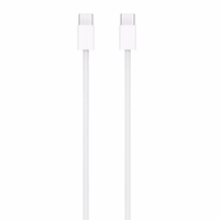 APPLE A2795 pīts kabelis USB-C TO USB-C 60W 1M balts bez iepakojuma