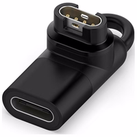 Adapteris USB-C Beline pulksteņu uzlādēšanai Garmin melns