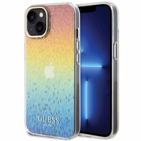 Guess IML Faceted Mirror Disco Iridescent viedtālruņa apvalks iPhone 15 - daudzkrāsains
