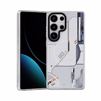 Benks Dynamic magnētiskais Mecha viedtālruņa apvalks (D045) Samsung Galaxy S25 Ultra, balts