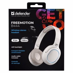 DEFENDER FREEMOTION B444 Bluetooth austiņas, bēšas