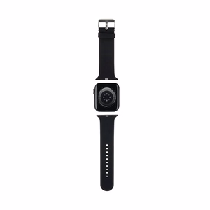 Karl Lagerfeld 3D Rubber Karl Head siksniņa Apple Watch 42 / 44 / 45 / 49 mm, melna