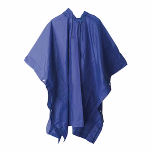 Lifetime rain poncho, 130 × 100 cm, blue