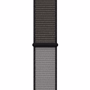 Crong Nylon Apple Watch sporta siksniņa, 44/45/46/49 mm, nakts pelēka