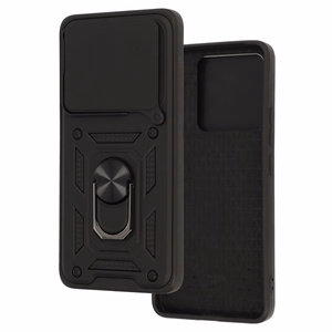 Slide Camera Armor viedtālruņa apvalks Xiaomi 14T melns