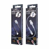 USB kabelis Remax RC-124a no USB-A uz USB-C 1,0 m melns