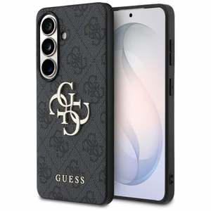 Guess maciņš 4G Big Metal Logo for Samsung Galaxy S26 melns