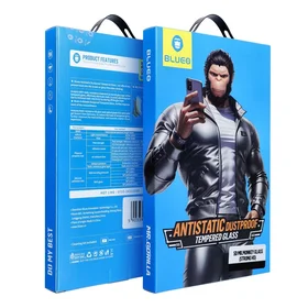 5D Mr. Monkey stikls - Samsung Galaxy S25 melns (Strong Lite)