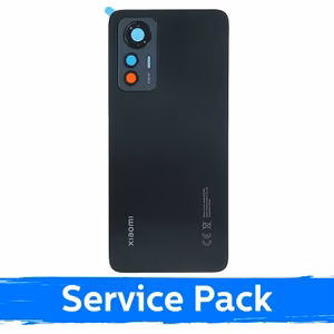 Aizmugurējais vāks saderīgs ar Xiaomi 12 Lite / Melns / (Service Pack)