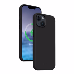 Crong Color Cover LUX Magnetic vāciņš ierīcei iPhone 15 Plus, saderīgs ar MagSafe, melns