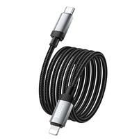 Kabelis (m) USB-C uz Lightning Hoco PD 27W 1 m X117 - melns