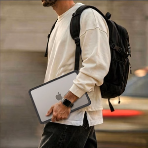 Tech-Protect Velar Case for MacBook Pro 16" 2021 / 2023 / 2025 / 2026 - Transparent Black