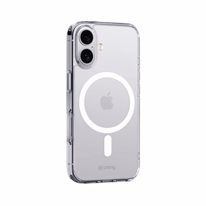 Crong Clear MAG Cover MagSafe vāciņš ierīcei iPhone 16 Plus, caurspīdīgs