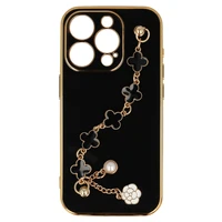 Viedtālruņa apvalks iPhone 13 Pro (dizains 3) (m) - melns