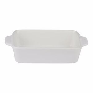 Alpina - Ceramic rectangular ovenproof dish 21.8x13.2x5 cm (balts)